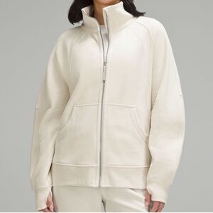 Lululemon Scuba Fleece Oversized Funnel Neck Full Zip